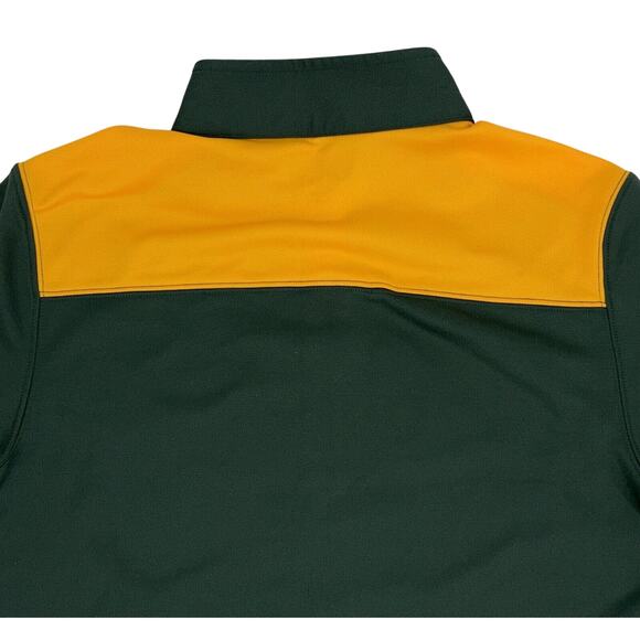 Green Bay Packers Men's 1/4 Zip Pullover Small Green NFL Team Apparel EUC - Picture 6 of 7